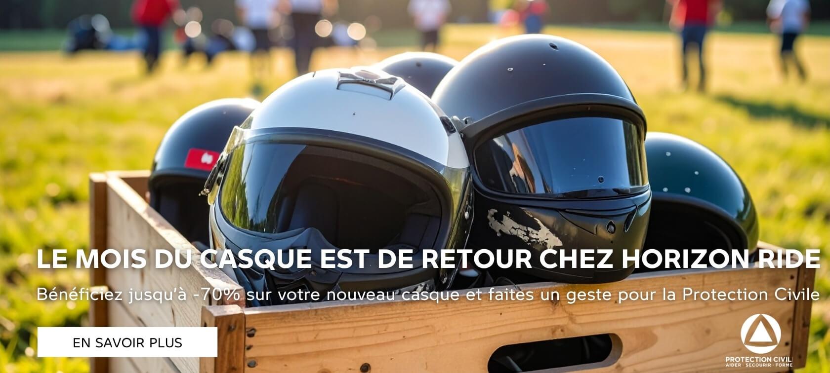 Le mois du casque est de retour chez Horizon Ride