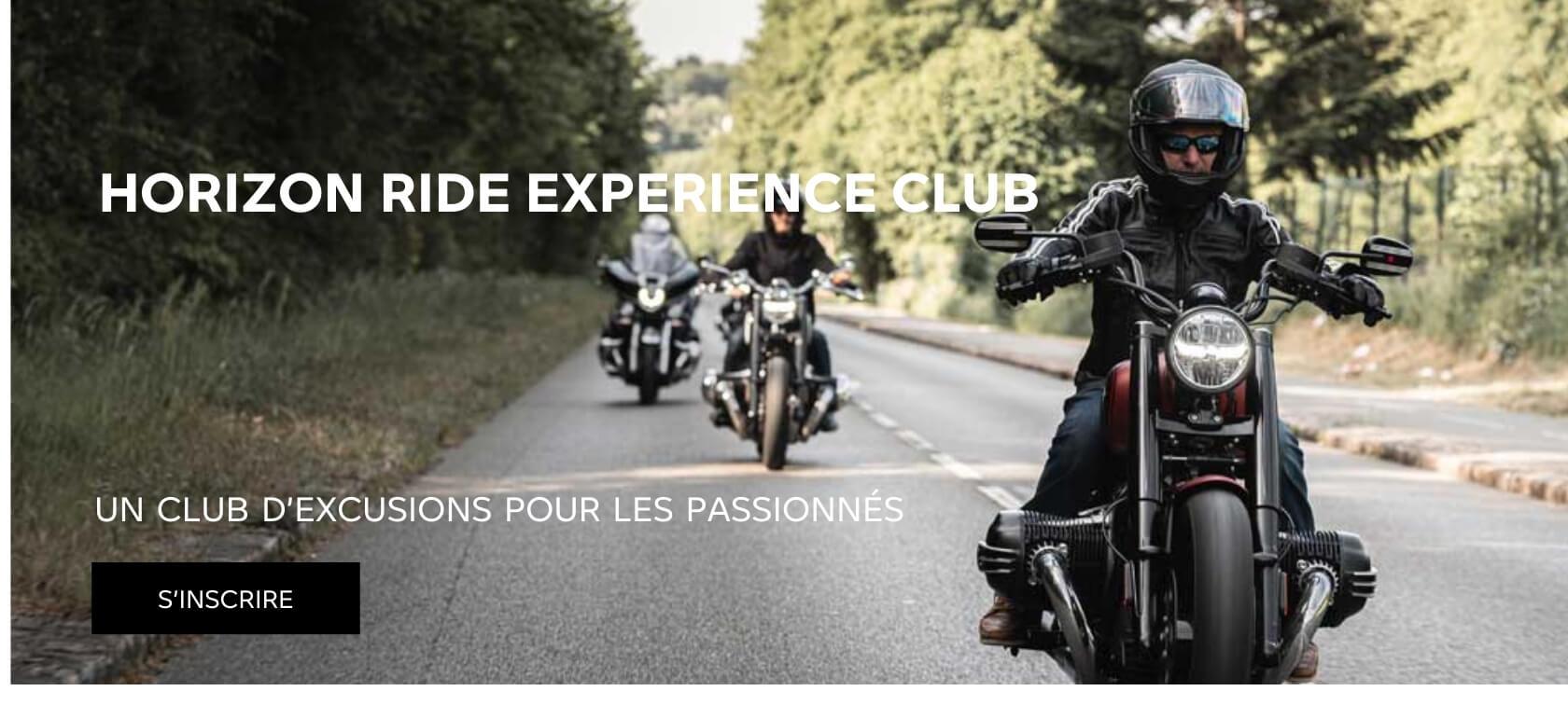 Rejoignez le Horizon Ride Experience Club dès aujourd'hui